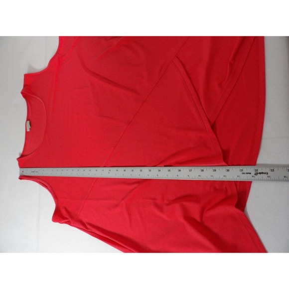 Zim & Zoe 26/28 3X Tank Top Red Sharkbite Plus Slinky Beachy Summer LagenLook - Picture 9 of 11